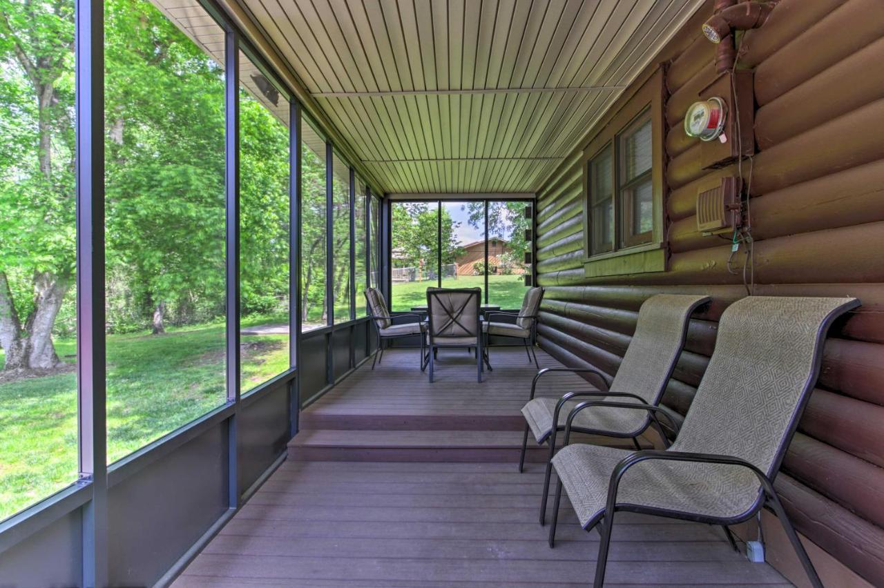Rustic Cabin With Screened Deck 8 Mi To Dollywood 세비어빌 외부 사진