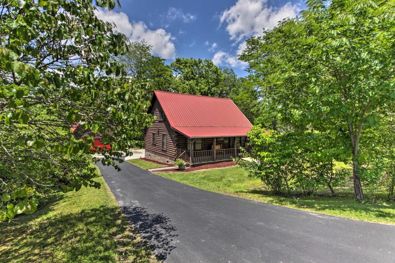 Rustic Cabin With Screened Deck 8 Mi To Dollywood 세비어빌 외부 사진