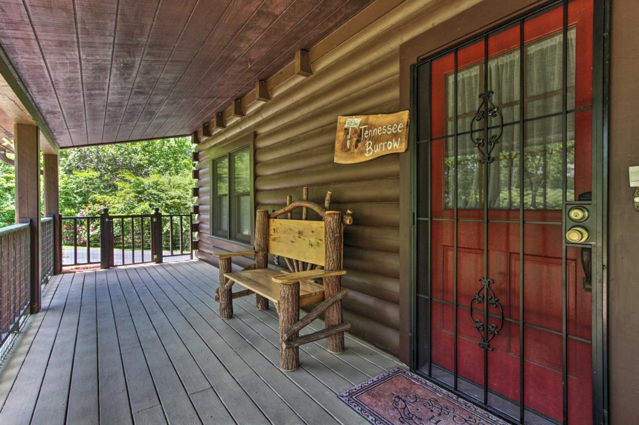 Rustic Cabin With Screened Deck 8 Mi To Dollywood 세비어빌 외부 사진