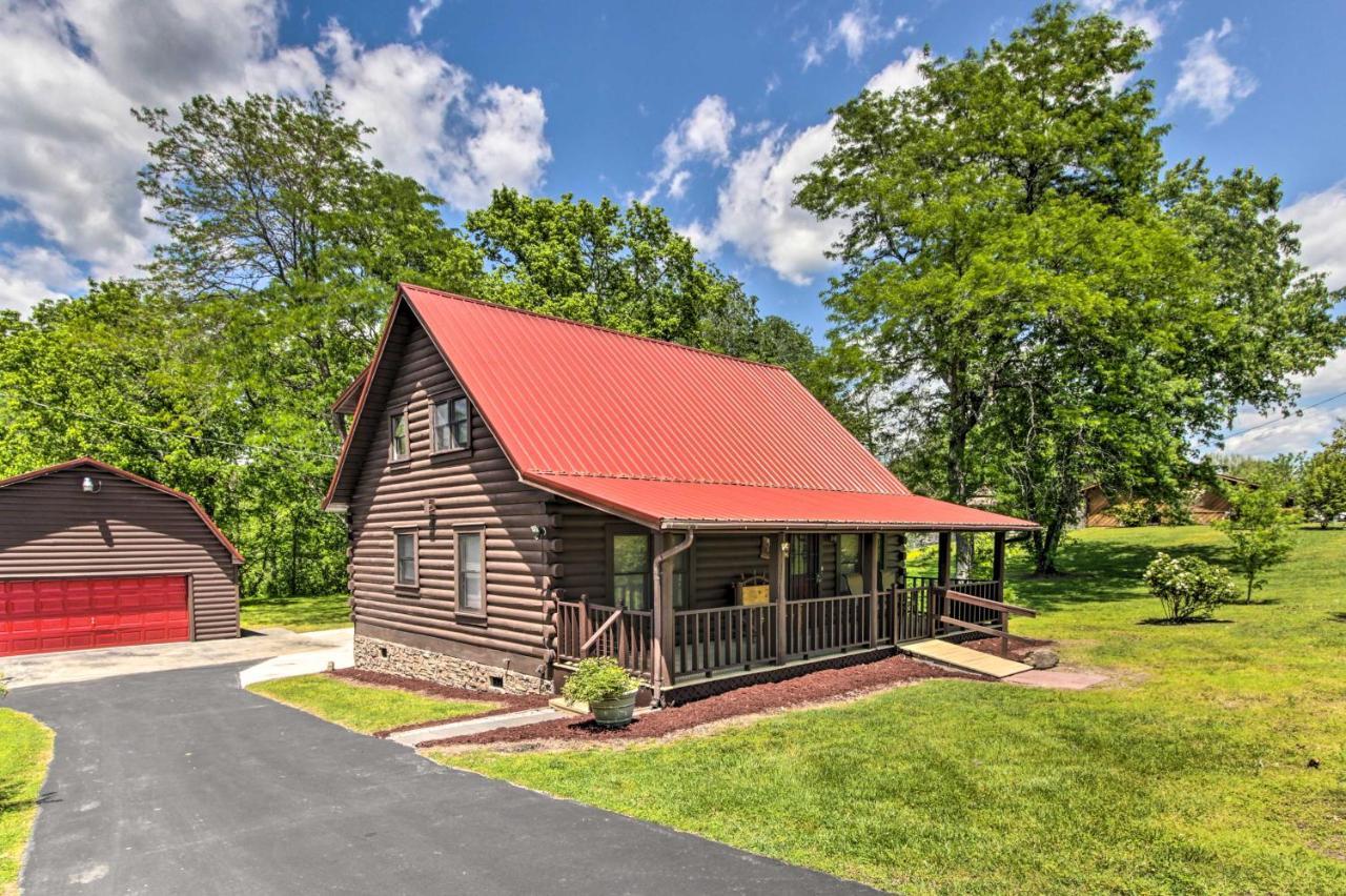 Rustic Cabin With Screened Deck 8 Mi To Dollywood 세비어빌 외부 사진